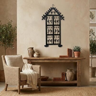 Wrought Iron wall-hanging lamp